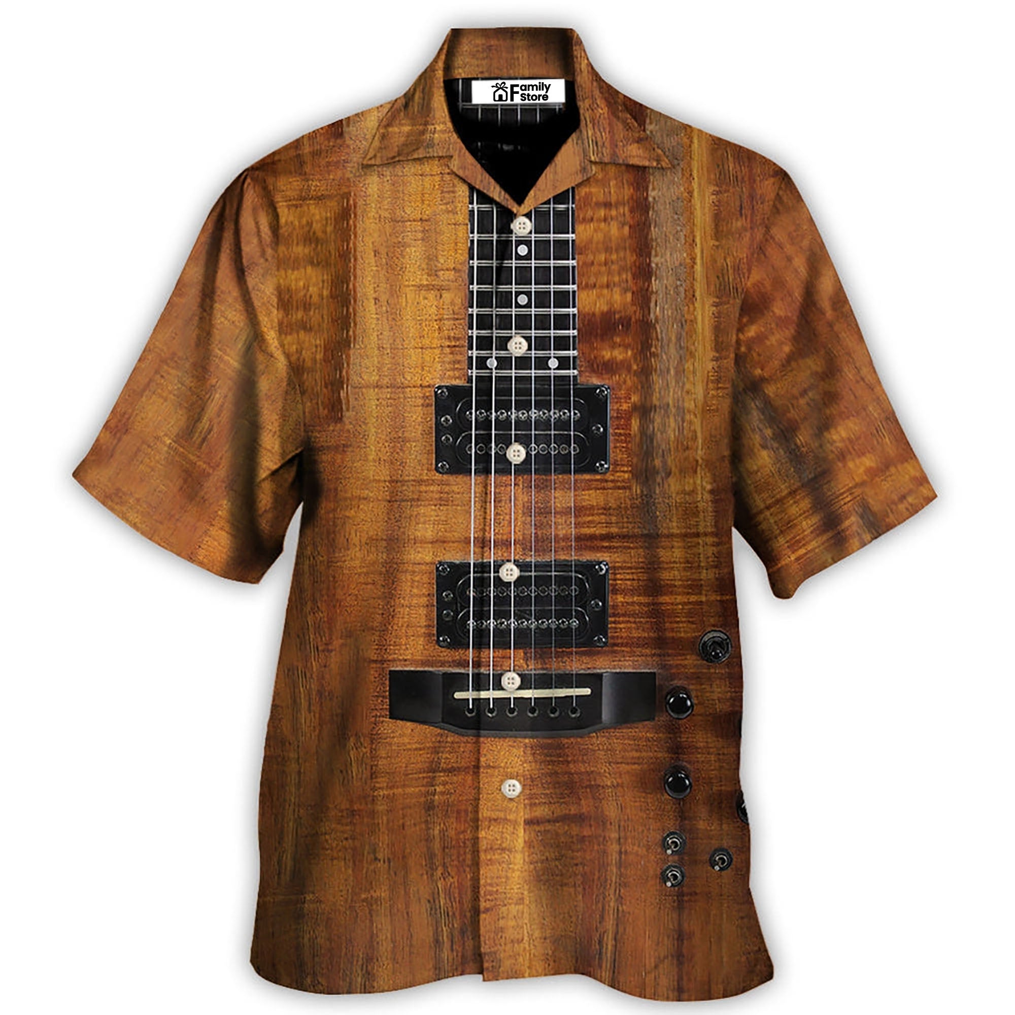 Guitar Acoustic Electric Guitar Hawaiian Shirt