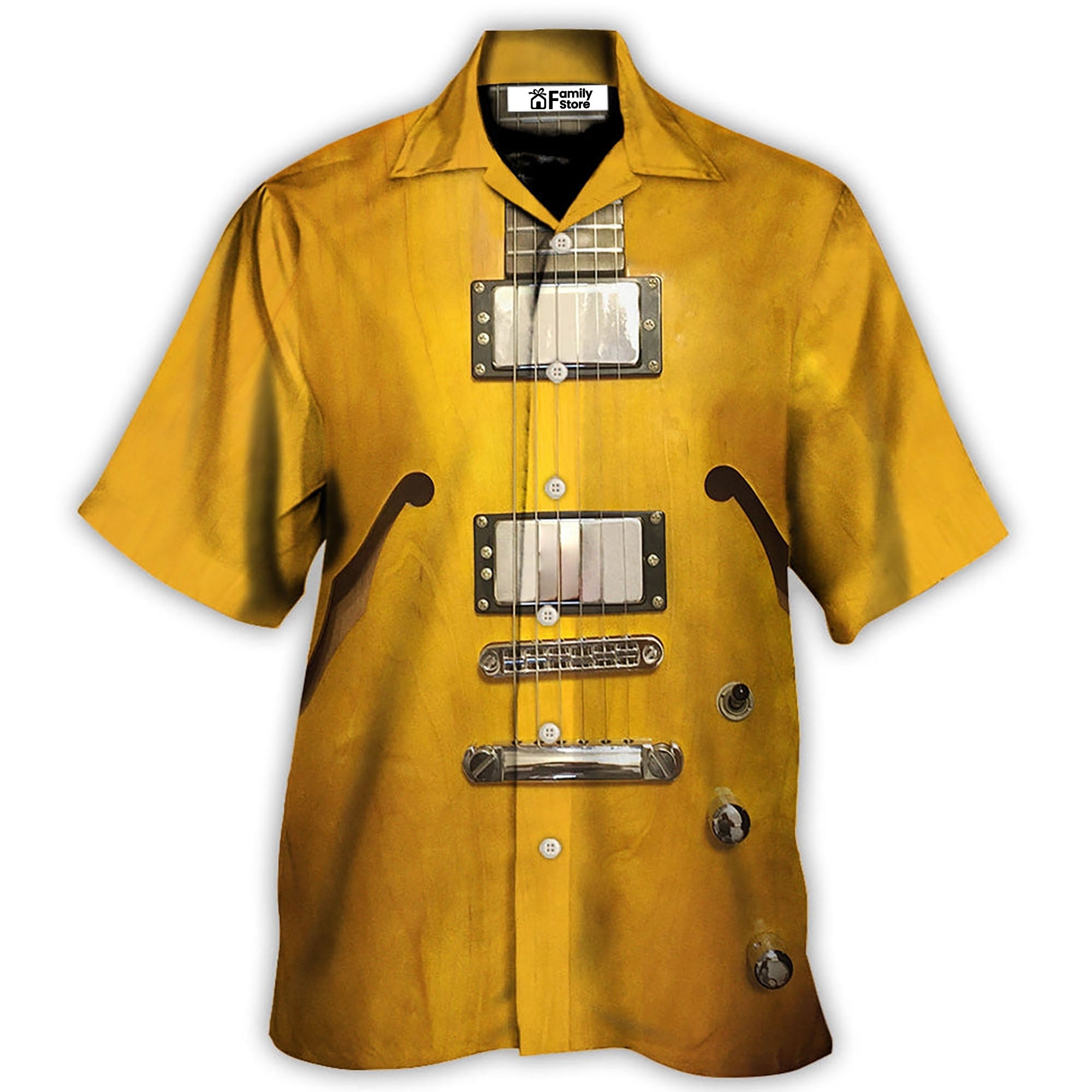 Guitar Semi Hollow Body Guitar Hawaiian Shirt