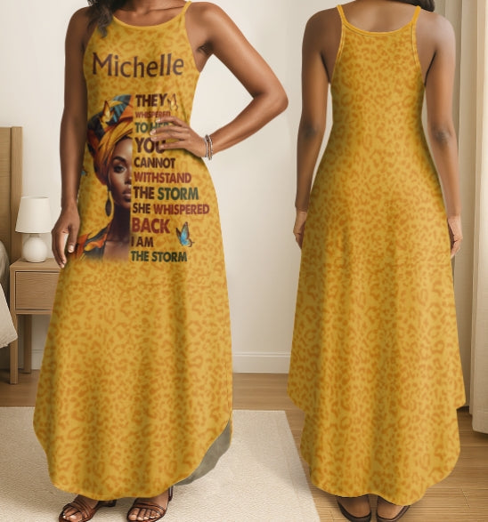 I Am The Storm - Personalized  Personalized Maxi Dress HN02