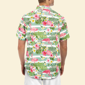 Custom Photo Enjoy The Summer Time - Personalized Hawaiian Shirt