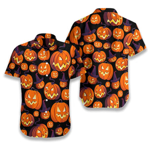 Halloween Pumpkin Hawaiian Shirt