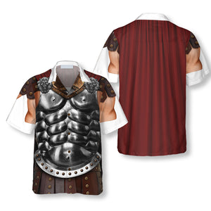 Halloween Gladiator Costume Shirt Hawaiian Shirt