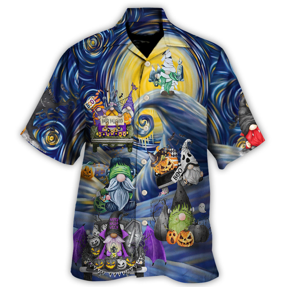 Halloween Gnome Spooky Inviting Haunted House - Hawaiian Shirt