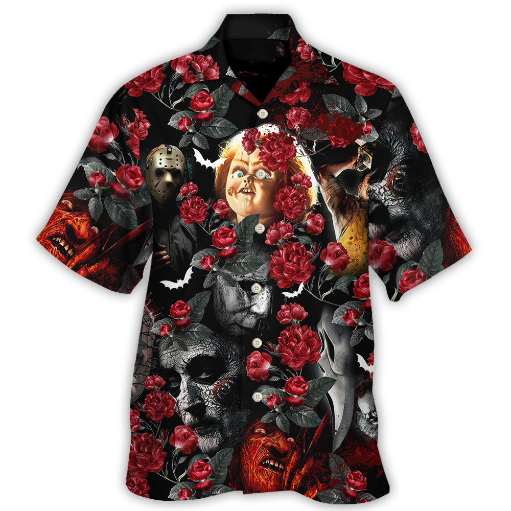 Halloween Horror Movie All Star Tropical Style - Hawaiian Shirt