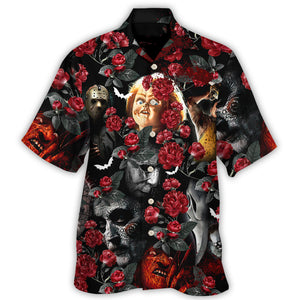 Halloween Horror Movie All Star Tropical Style - Hawaiian Shirt