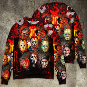 Halloween Horror Movie Characters Blood Scary - Sweater