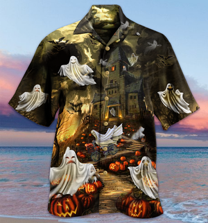 Halloween Night And Ghost - Hawaiian Shirt