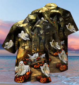 Halloween Night And Ghost - Hawaiian Shirt