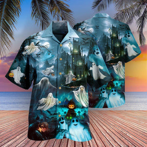 Halloween Night Say Boo And Scary On - Hawaiian Shirt