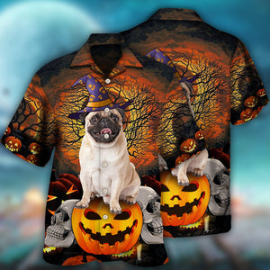 Halloween Pug My Lovely Dog - Hawaiian Shirt