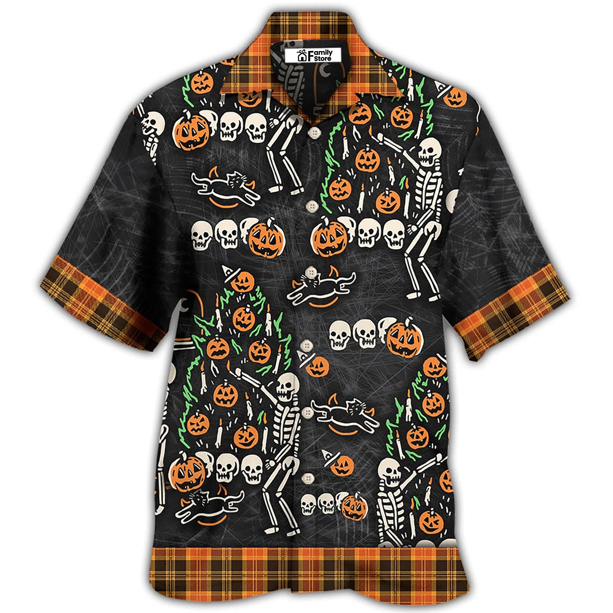 Halloween Skull 'Tis The Season To Be Creepy - Hawaiian Shirt