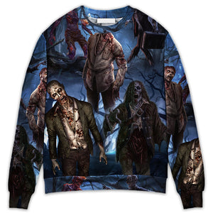 Halloween Zombie Blood Dark Scary - Sweater