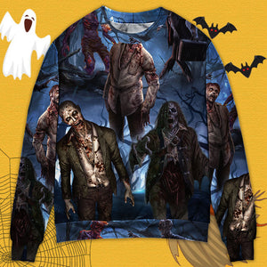 Halloween Zombie Blood Dark Scary - Sweater