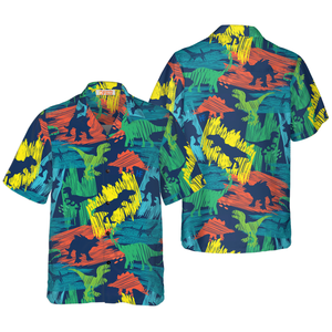 Hand-drawn Color Plates Hawaiian Shirt