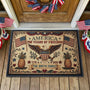 Happy250ThAnniversarySemiquincentennial PersonalizedDoormat1