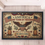 Happy250ThAnniversarySemiquincentennial PersonalizedDoormat2