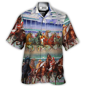 Harness Racing Horse Racing Horse Lover - Hawaiian Shirt