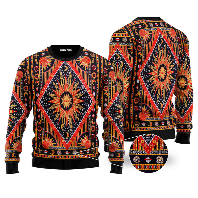 Hippie Style Ugly Christmas Sweater For Men & Women