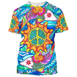 Hippie Fish In The Sea And The Sun - T-Shirt For Men, Women