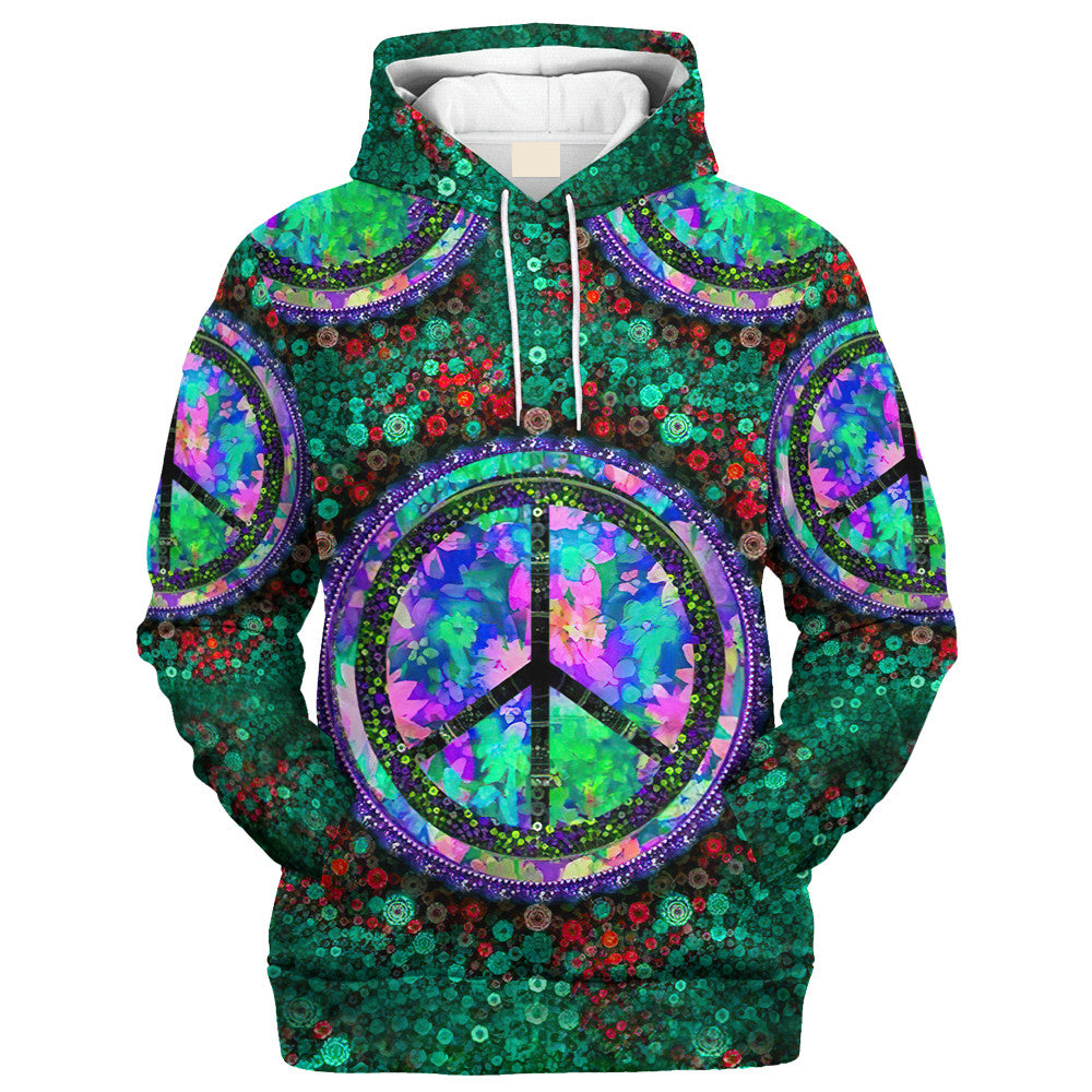 Hippie Flower Garden By The Window - Hoodie For Men, Women