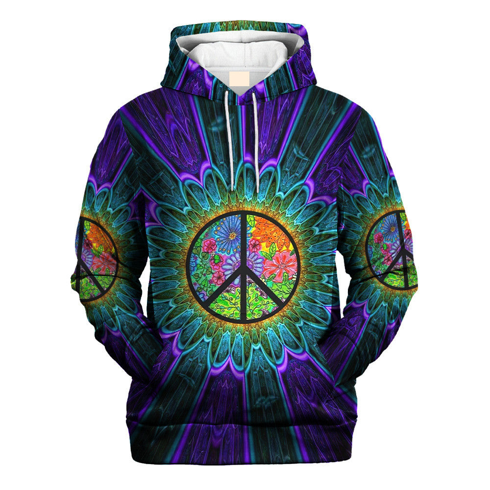 Hippie Flower Garden Outside The Window - Hoodie For Men, Women