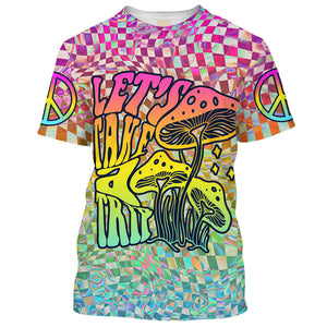 Hippie Let'S Take A Trip Mushroom - T-Shirt For Men, Women