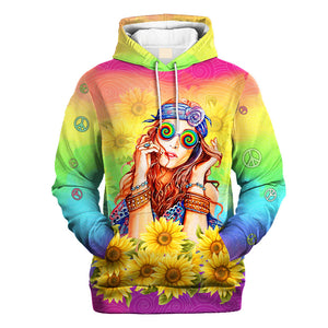 Hippie One Of Those Regular Weird People - Hoodie For Men, Women