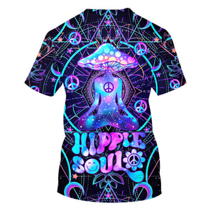 Hippie Soul  Star Chart And Mushroom - T-Shirt For Men, Women