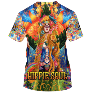 Hippie Soul The Sun Behind The Beautiful Girl - T-Shirt For Men, Women