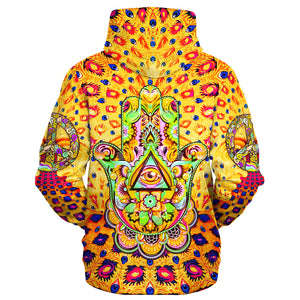 Hippie The Hand With The Eye In The Middle - Hoodie For Men, Women