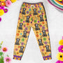 Hispanic Floral Pet Sugar Skull Halloween Day Of The Dead Personalized Sweatpants_1
