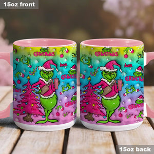 Holo Christmas - Personalized Stole Christmas Accent Mug DN100