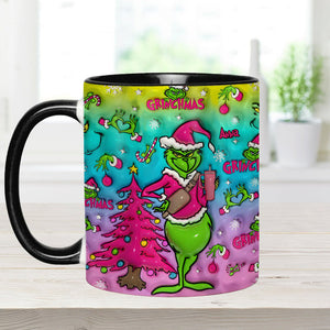 Holo Christmas - Personalized Stole Christmas Accent Mug DN100