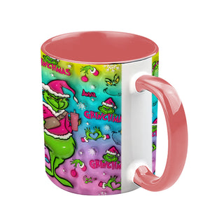 Holo Christmas - Personalized Stole Christmas Accent Mug DN100