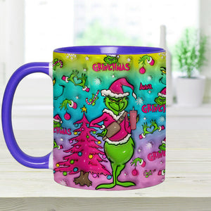 Holo Christmas - Personalized Stole Christmas Accent Mug DN100