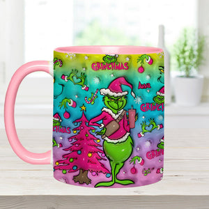 Holo Christmas - Personalized Stole Christmas Accent Mug DN100