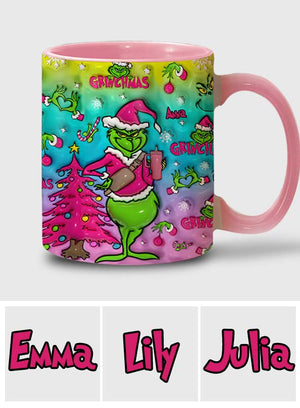 Holo Christmas - Personalized Stole Christmas Accent Mug DN100