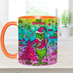 Holo Christmas - Personalized Stole Christmas Accent Mug DN100