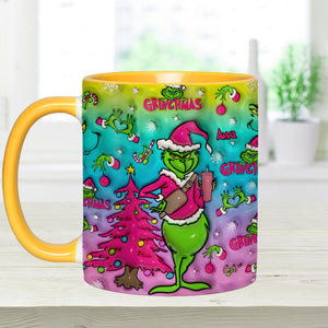 Holo Christmas - Personalized Stole Christmas Accent Mug DN100