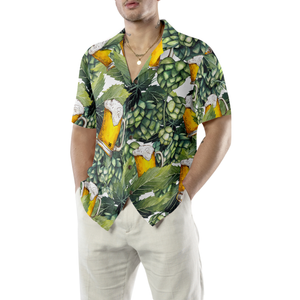 Hops And Craft Beer Hawaiian Shirt Hawaiian Shirt