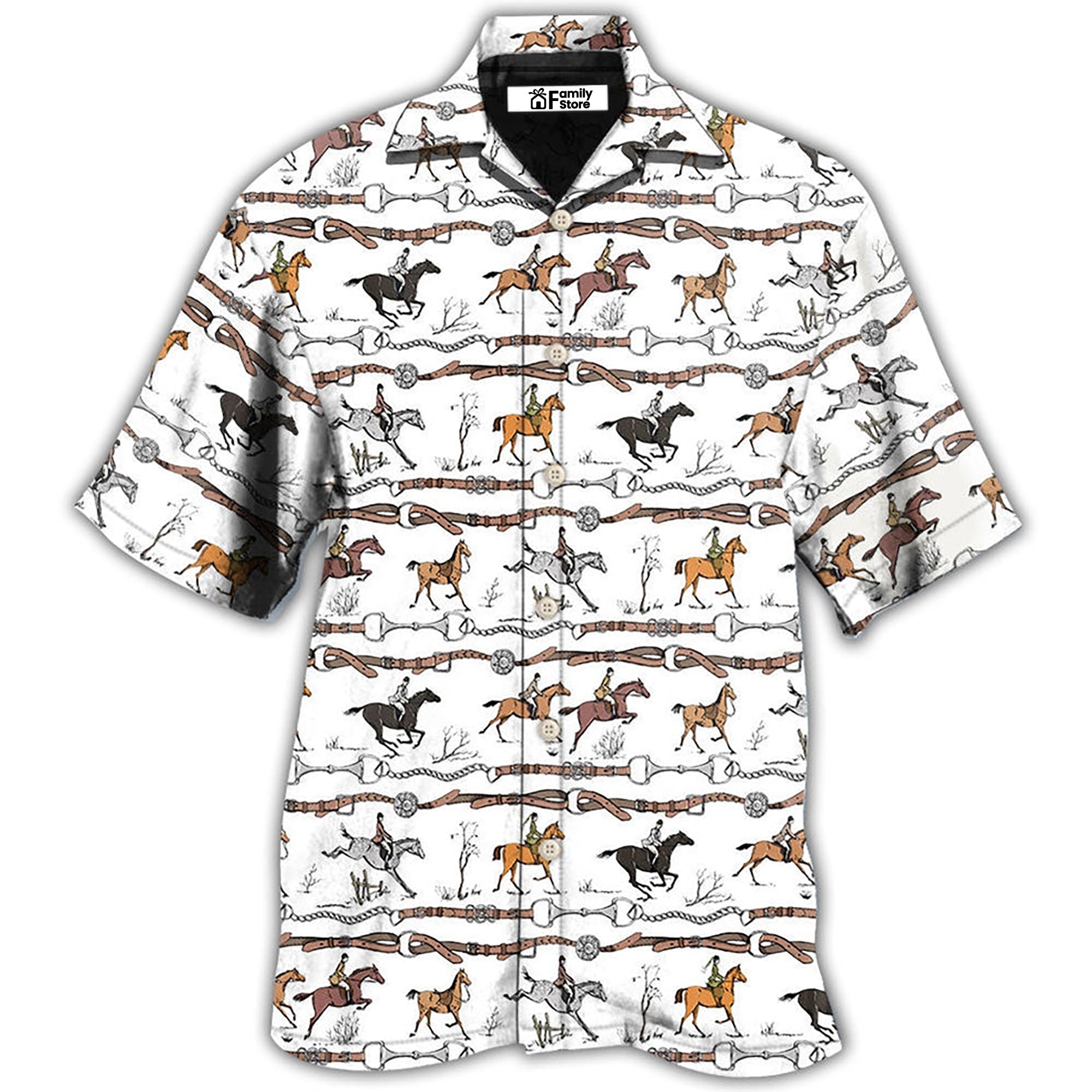 Horse Beautiful Jumping - Hawaiian shirt