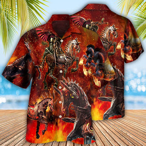 Horse Knight Horse Armor - Hawaiian Shirt