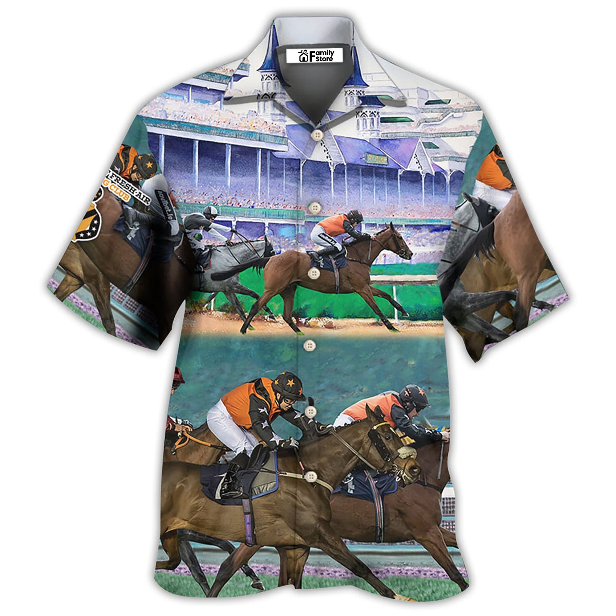 Horse Racing So Cool - Hawaiian Shirt