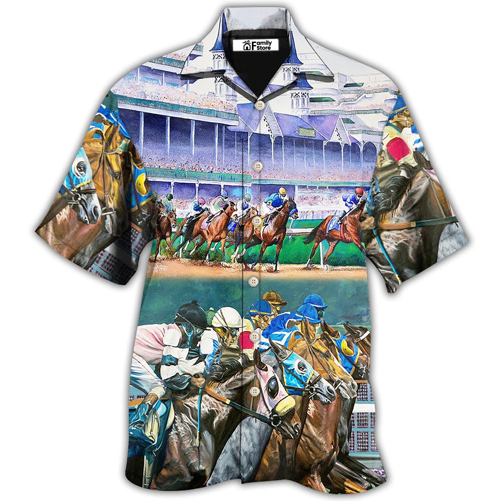 Horse Racing We Love Amazing Style - Hawaiian Shirt