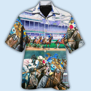 Horse Racing We Love Amazing Style - Hawaiian Shirt