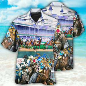 Horse Racing We Love Amazing Style - Hawaiian Shirt