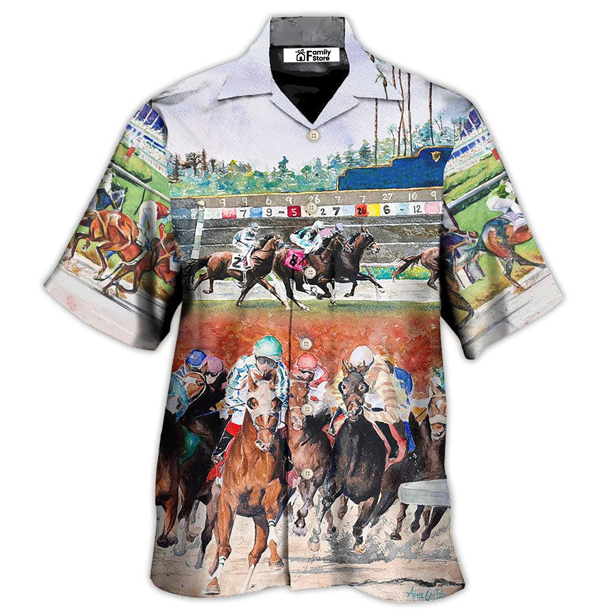 Horse Racing Wild Power - Hawaiian Shirt