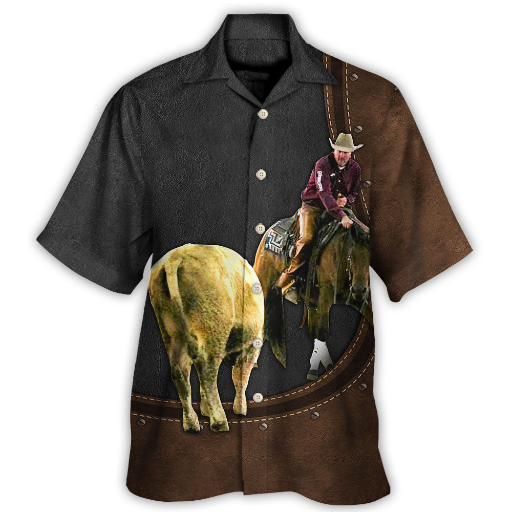 Horse Riding Horse Leather Style For Ken - Hawaiian Shirt