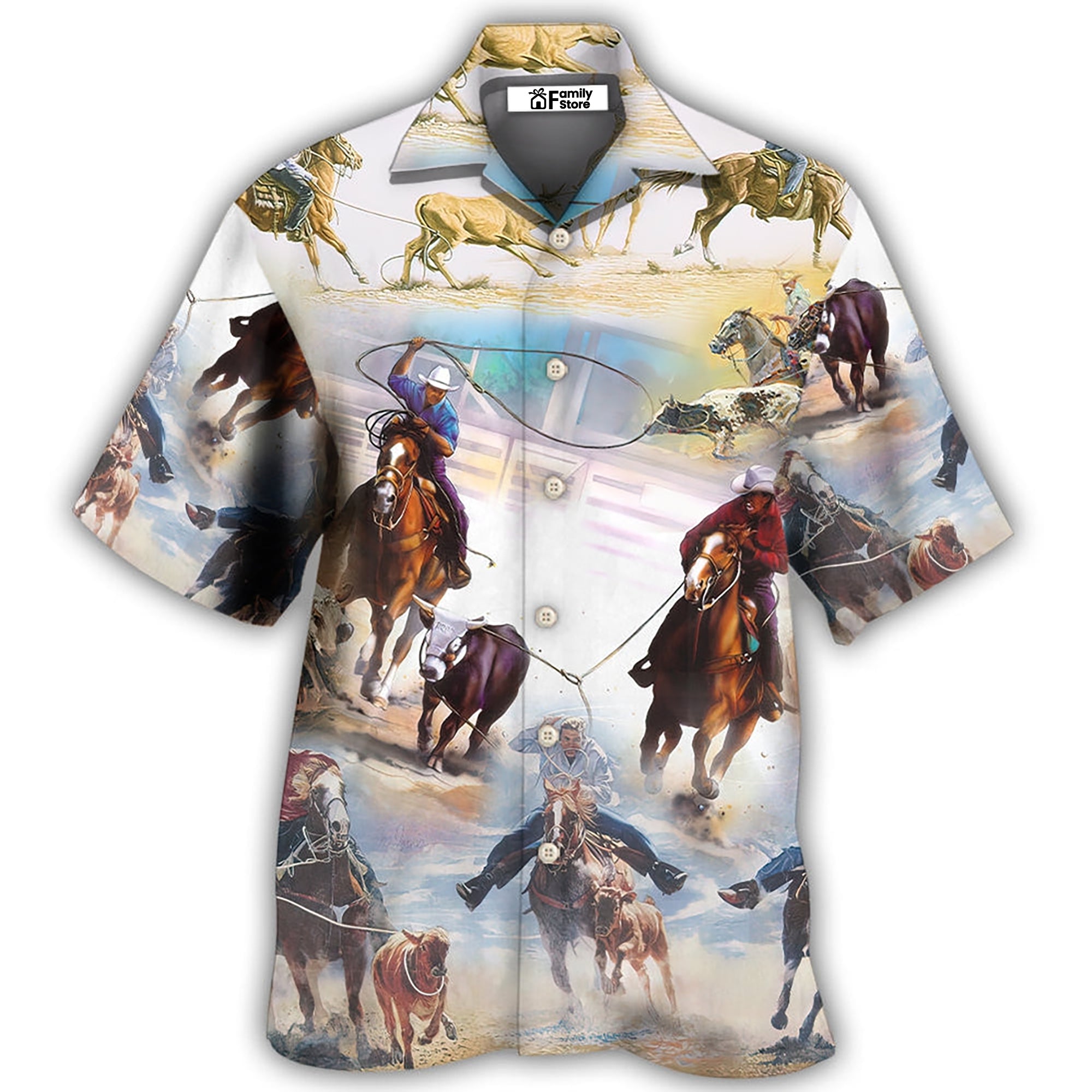 Horse Team Roping Is Importanter - Hawaiian Shirt