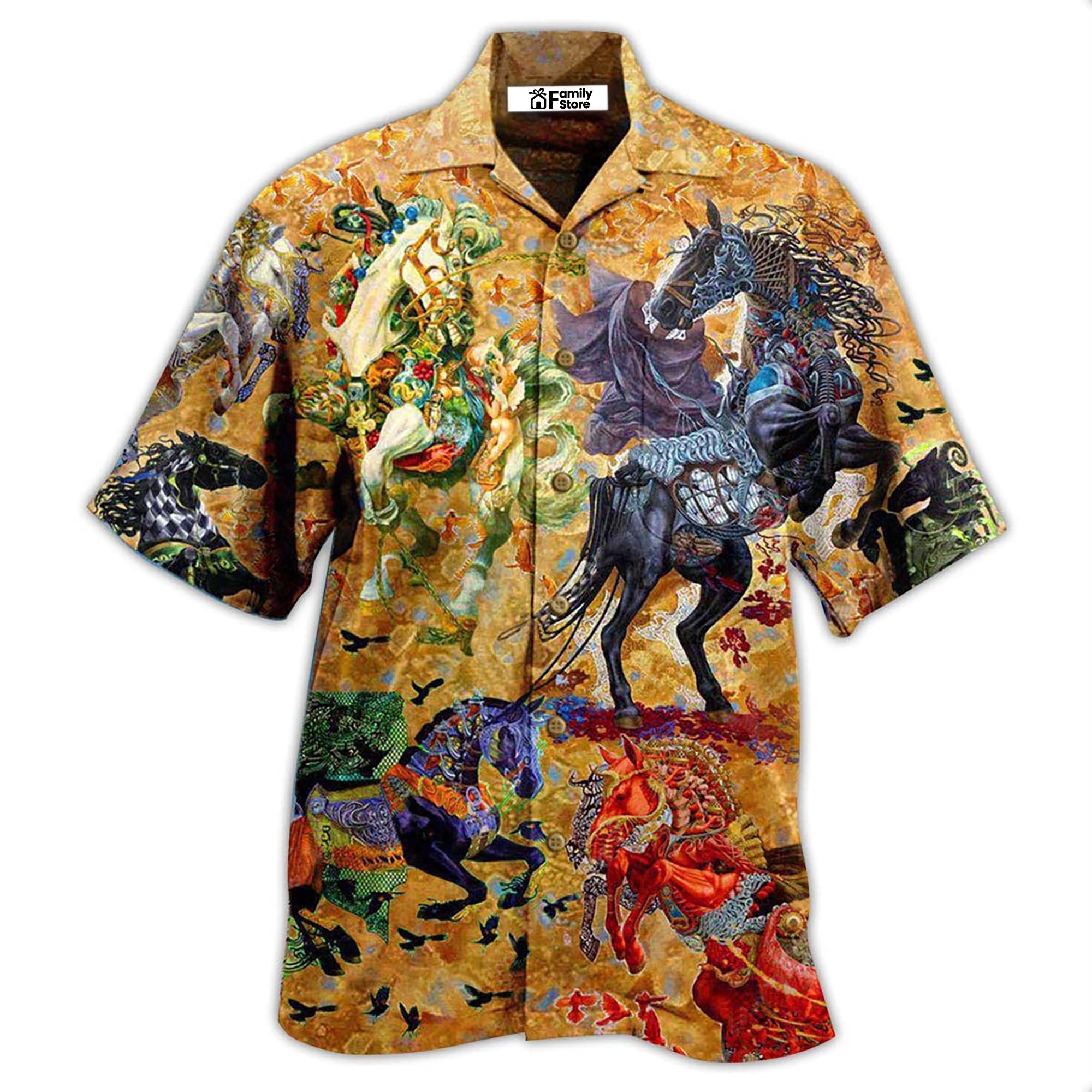 Horse The World Is A Better Place With Horses - Hawaiian Shirt